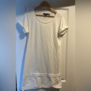 Really cute white cotton dress by Theory.